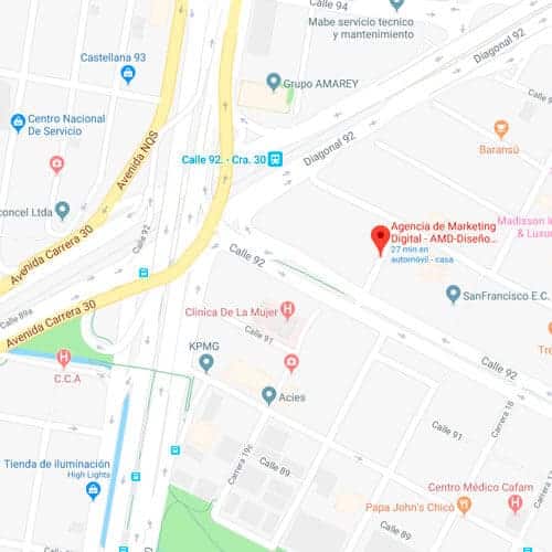 mapa de agencia digital